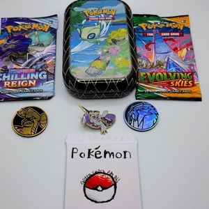 Pokemon Booster Pack and Tin Gift Set